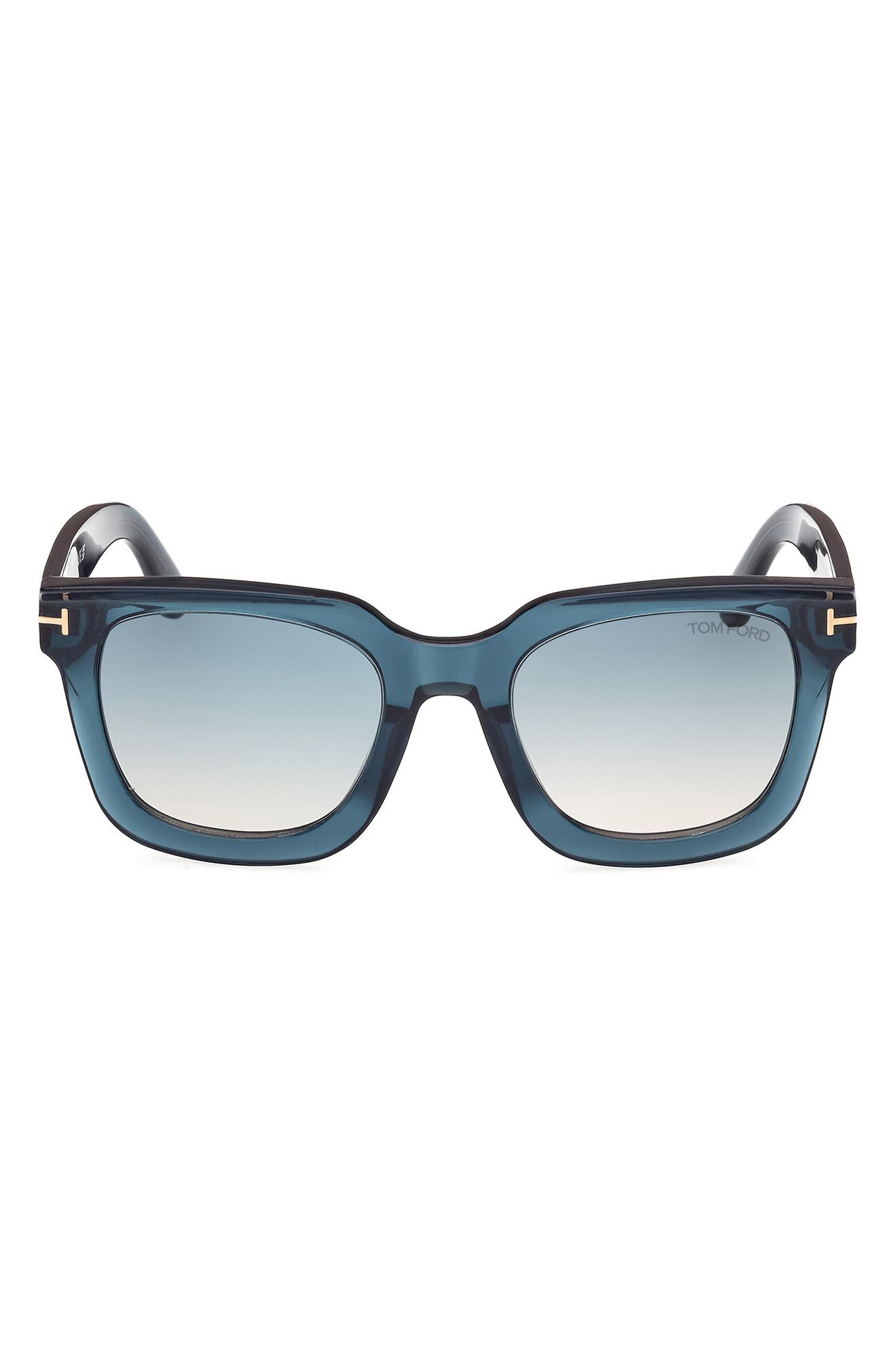 52mm Gradient Square Sunglasses