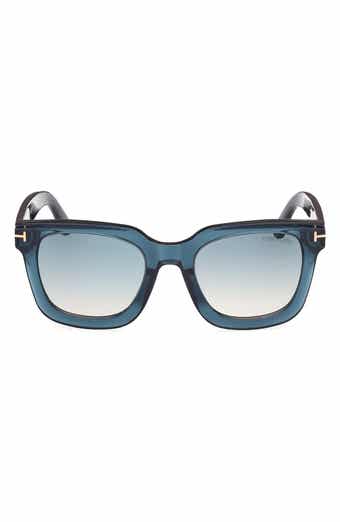 52mm Gradient Square Sunglasses