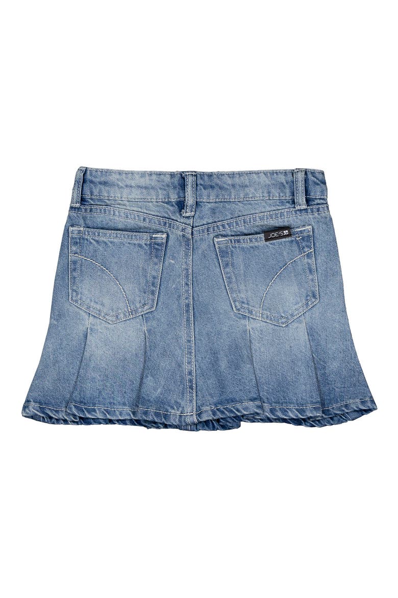 Kids' Mina Pleated Denim Skirt, Alternate, color, LIGHT WASH