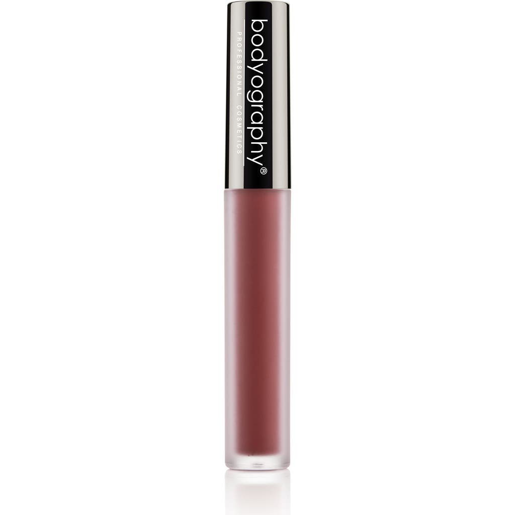 Bodyography Lip Lava Liquid Lipstick Queen Bee -deep Berry Matte 0.08oz In Queen Bee -deep Berry Matte