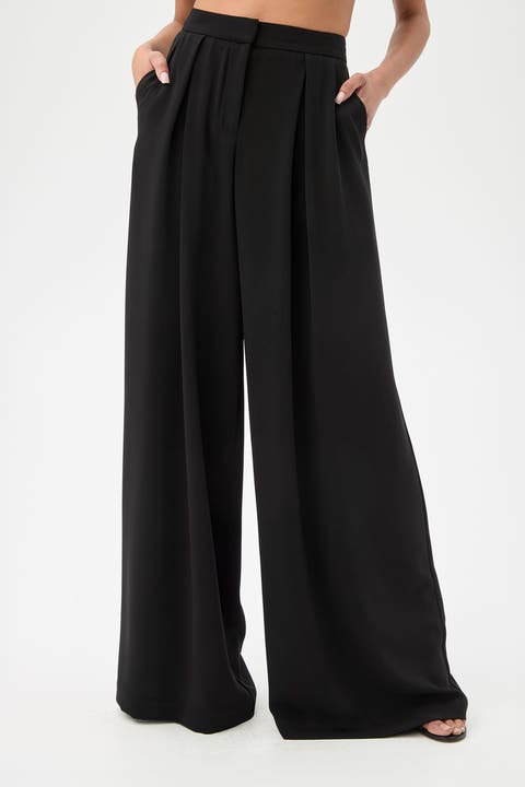 Saige Drapey Wide Leg Pant