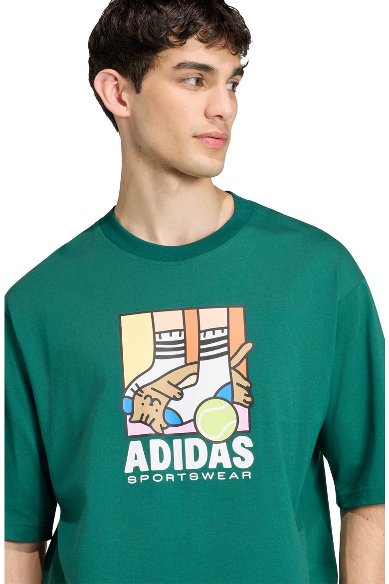 Pop Art Graphic Tee, Alternate, color, COLLEGIATE GREEN