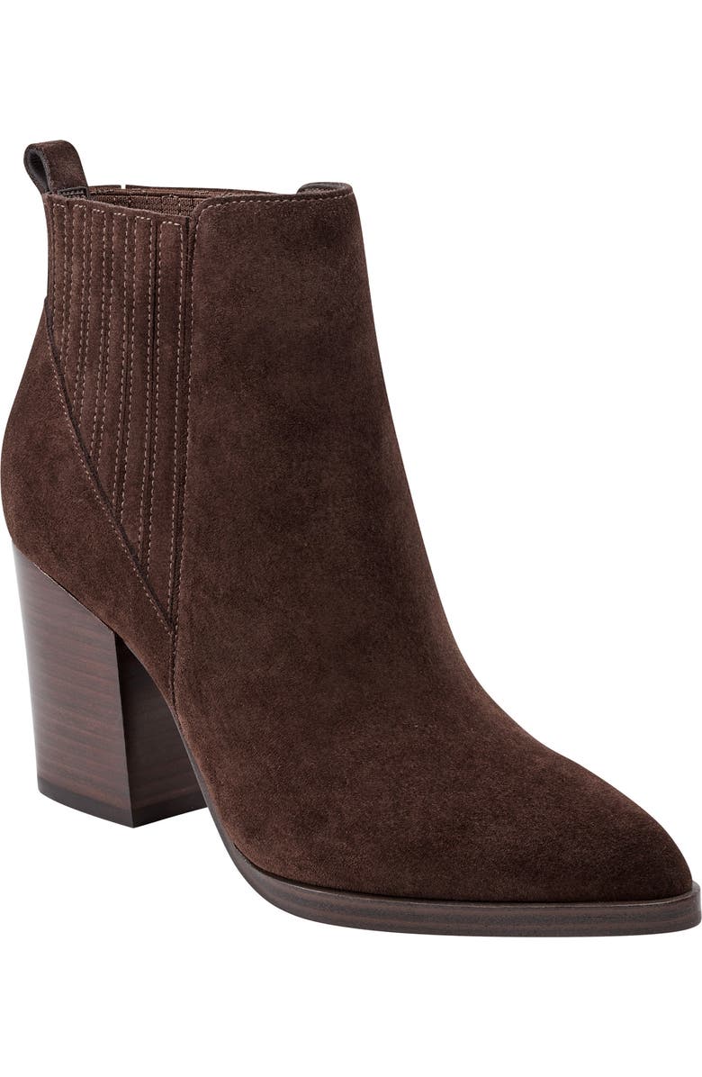 Marc Fisher LTD Alva Bootie, Main, color, Dark Brown 203