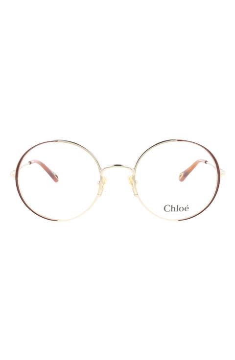 Fashion 53mm Round Optical Glasses