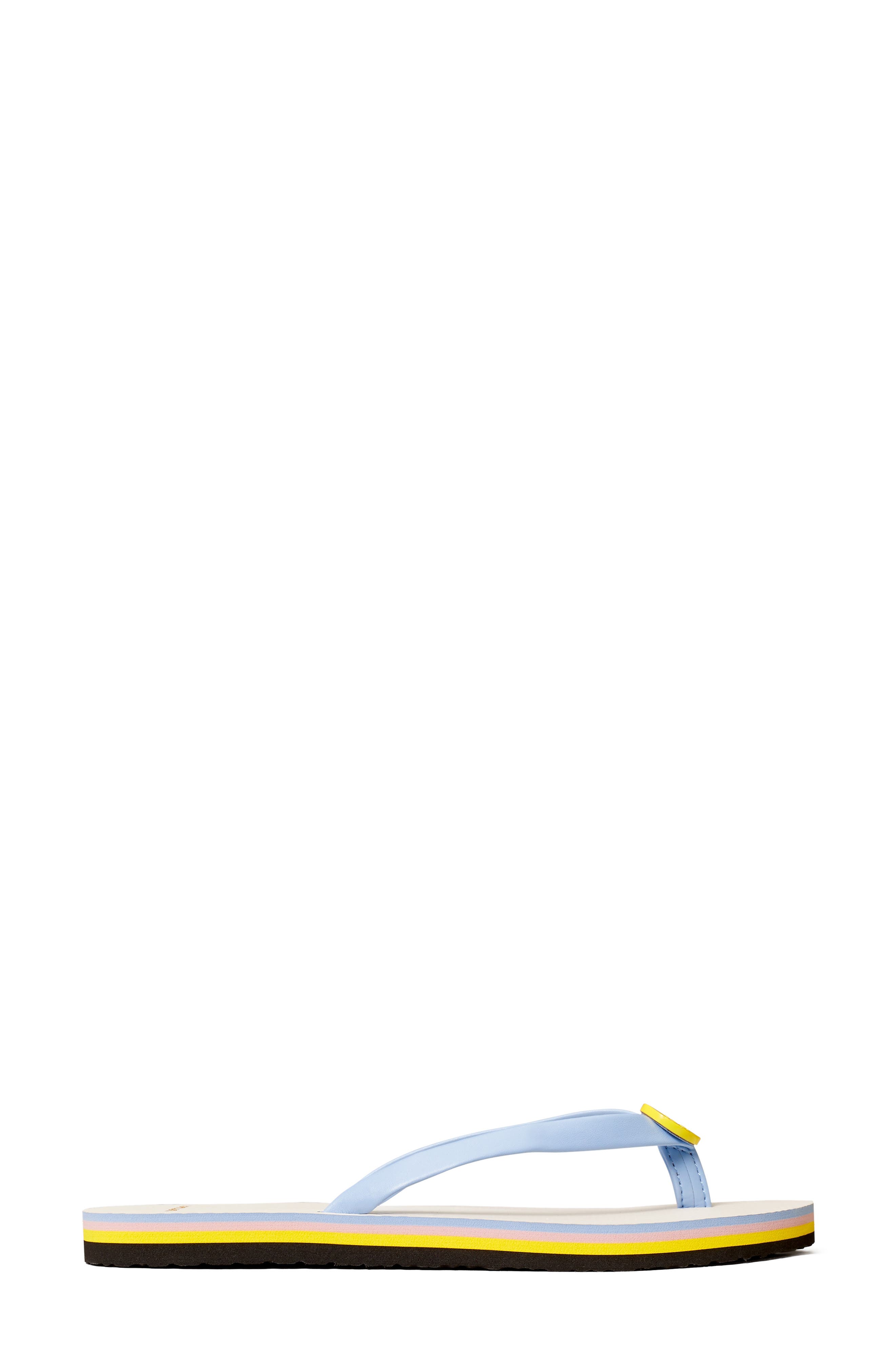 Minnie Flip Flop, Alternate, color, BLUE/ NEW IVORY/ PINK