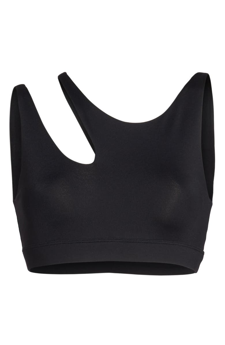 Alo Peak Asymmetrical Sports Bra, Alternate, color,