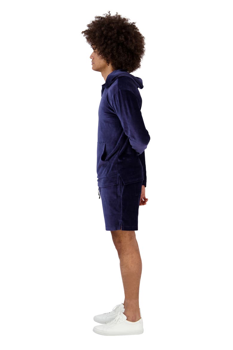 Velour Baja Hoodie, Alternate, color, MIDNIGHT