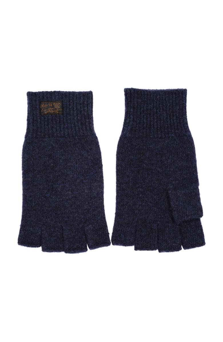 Polo Ralph Lauren Fingerless Glove, Alternate, color, Navy Heather