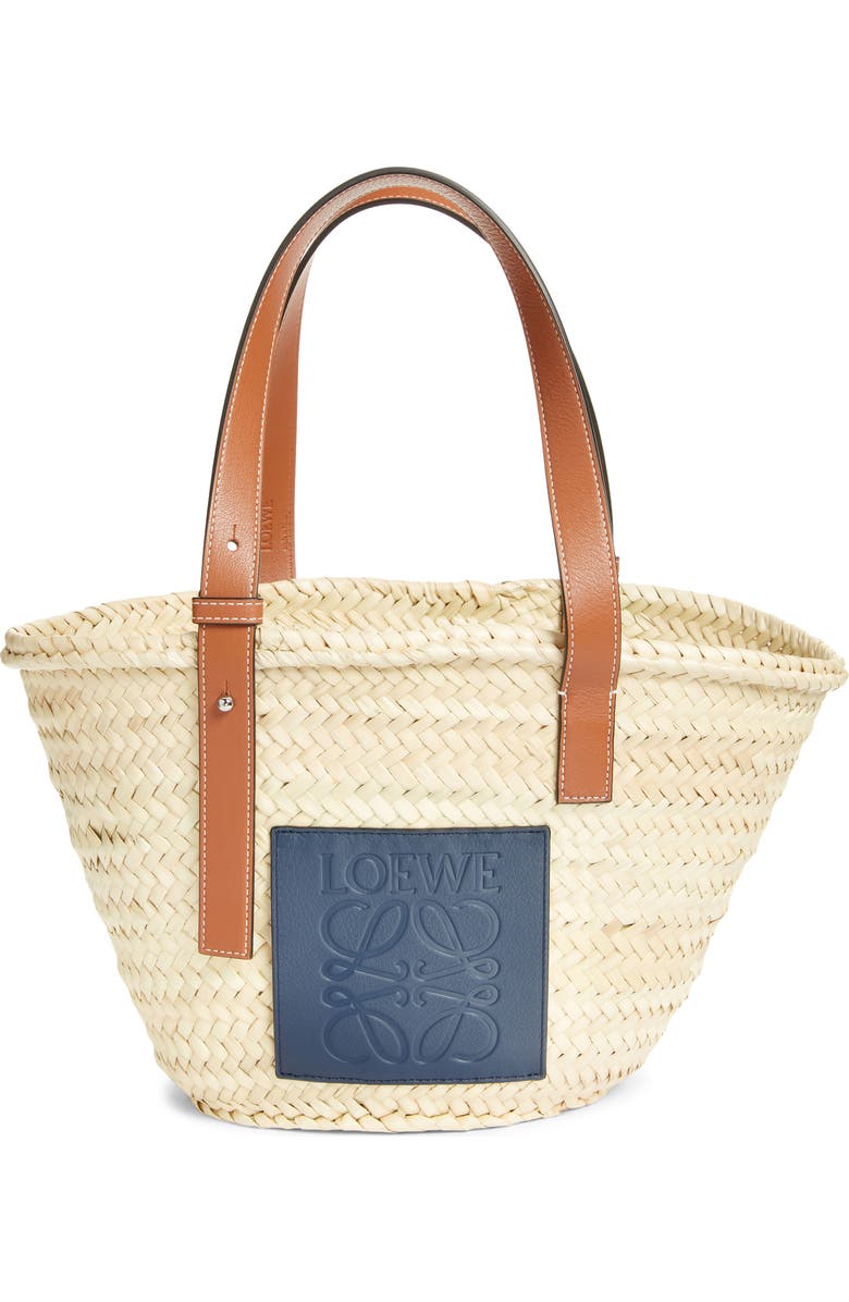 Loewe x Paula's Ibiza Palm Leaf Basket Bag, Main, color,