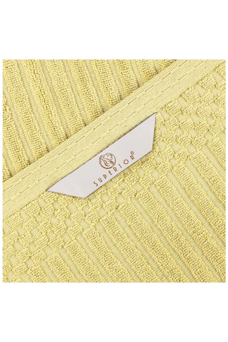 Soho 3-Piece Rib Cotton Bath Towel Set, Alternate, color, GOLDEN MIST