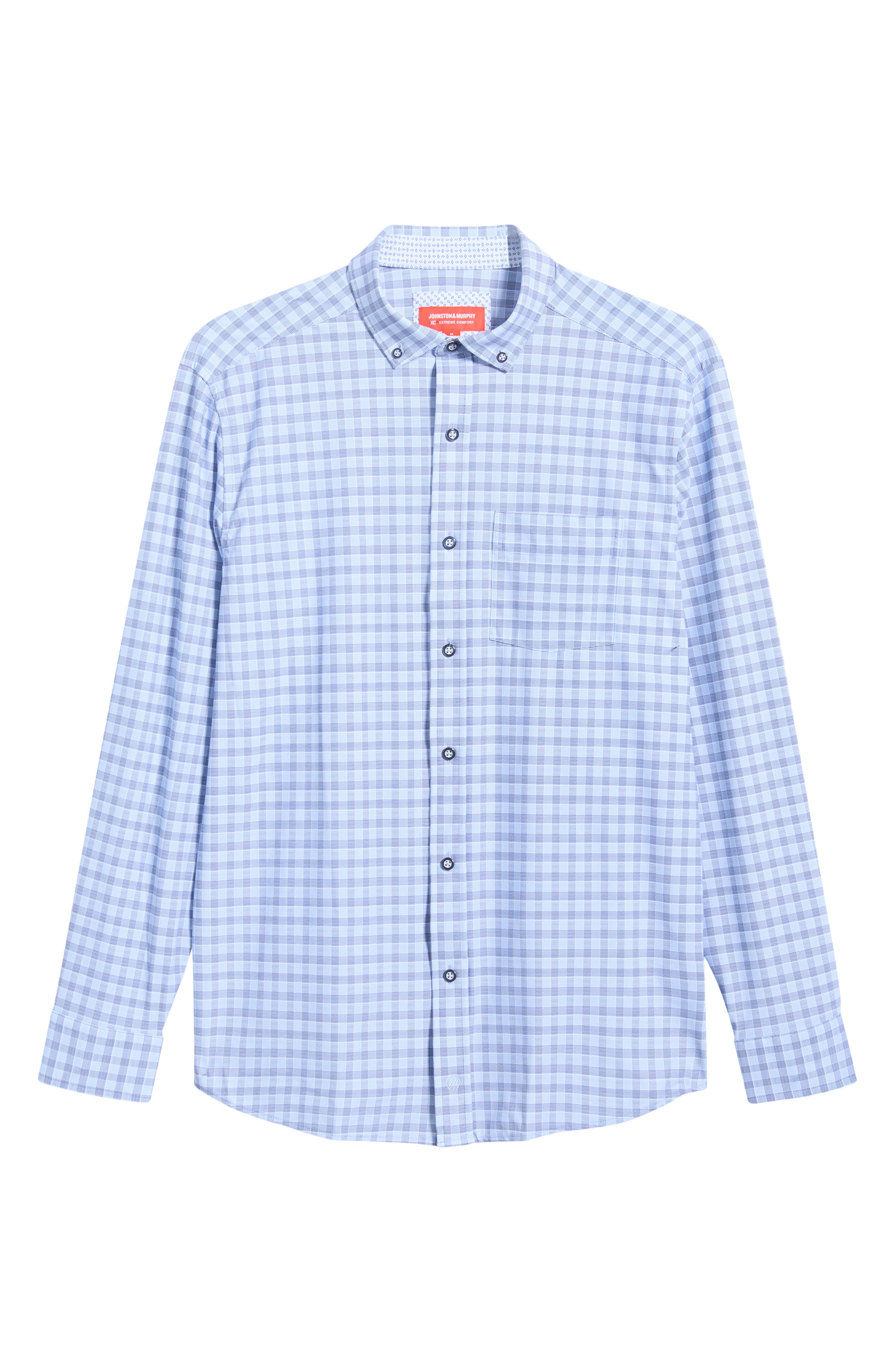 selected BLUE/ NAVY TWO-TONE GINGHAM