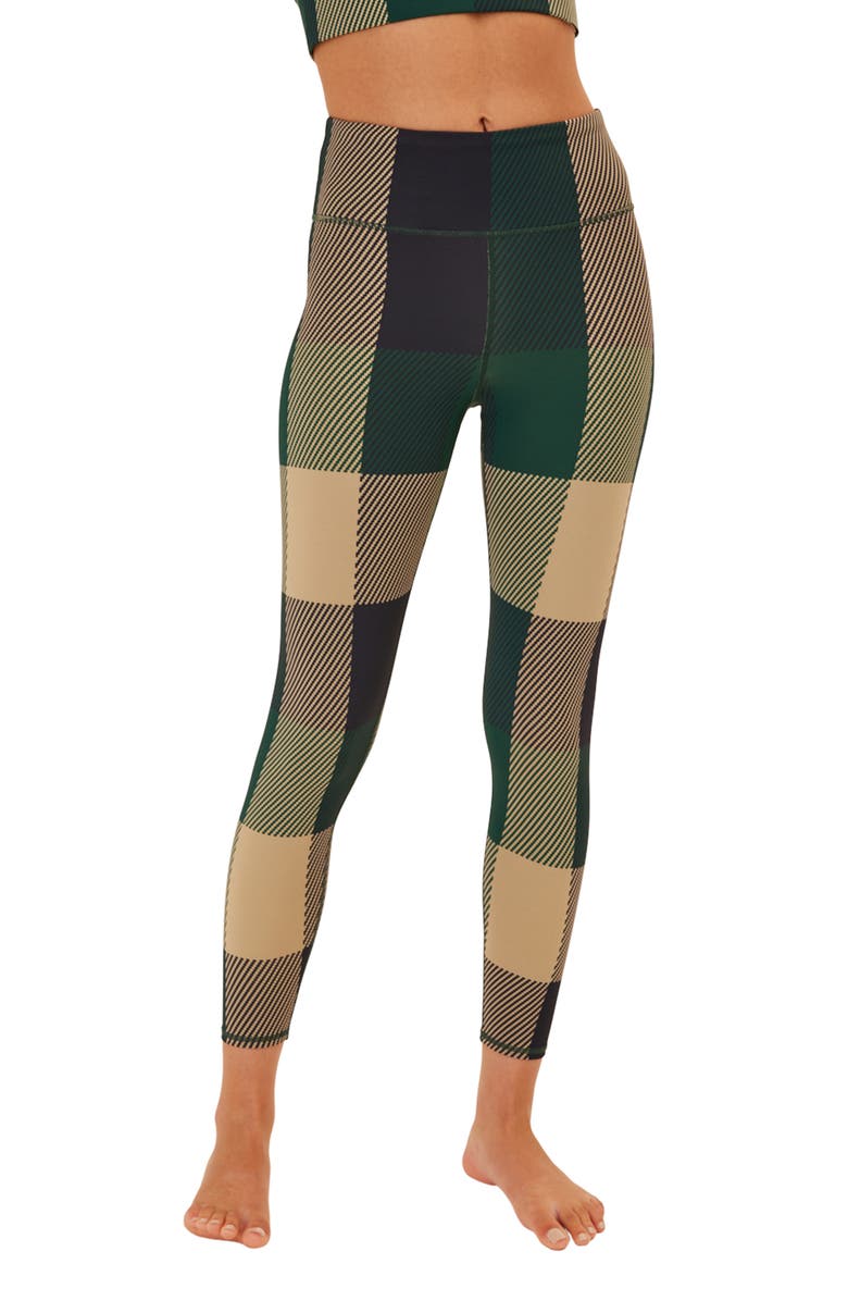 Threads 4 Thought Sylvanna Check Print Leggings, Main, color, 