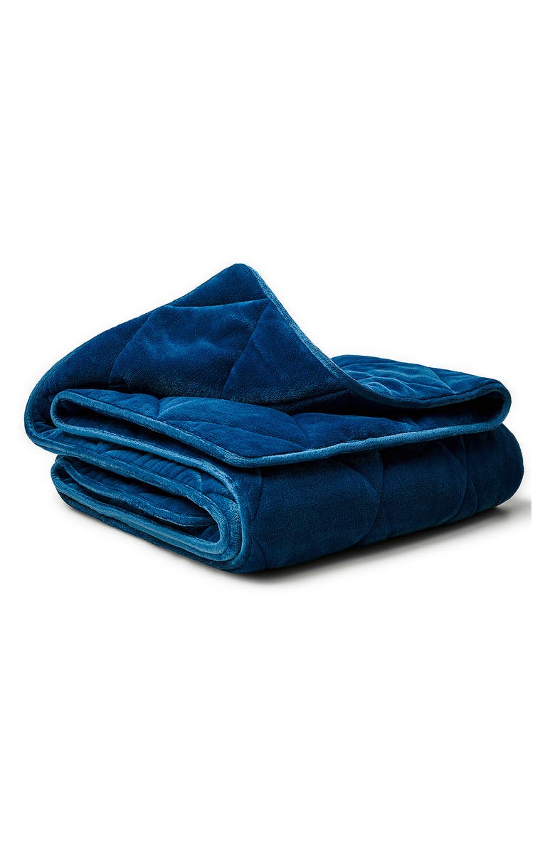 SUTTON HOME Dream Theory Butter Velvet Machine Washable 15lb Weighted Blanket - Won Good Housekeeping 2021 Best Bedding Award, Main, color, 