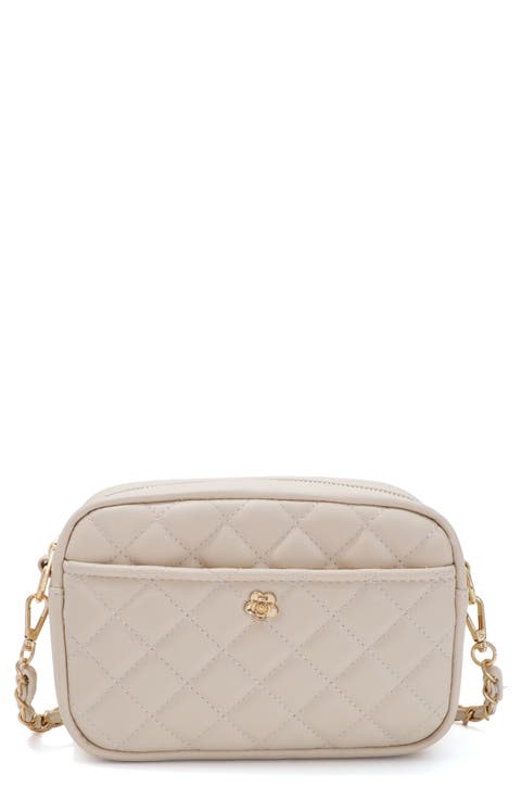 Cushion Quilted Faux Leather Shoulder Bag