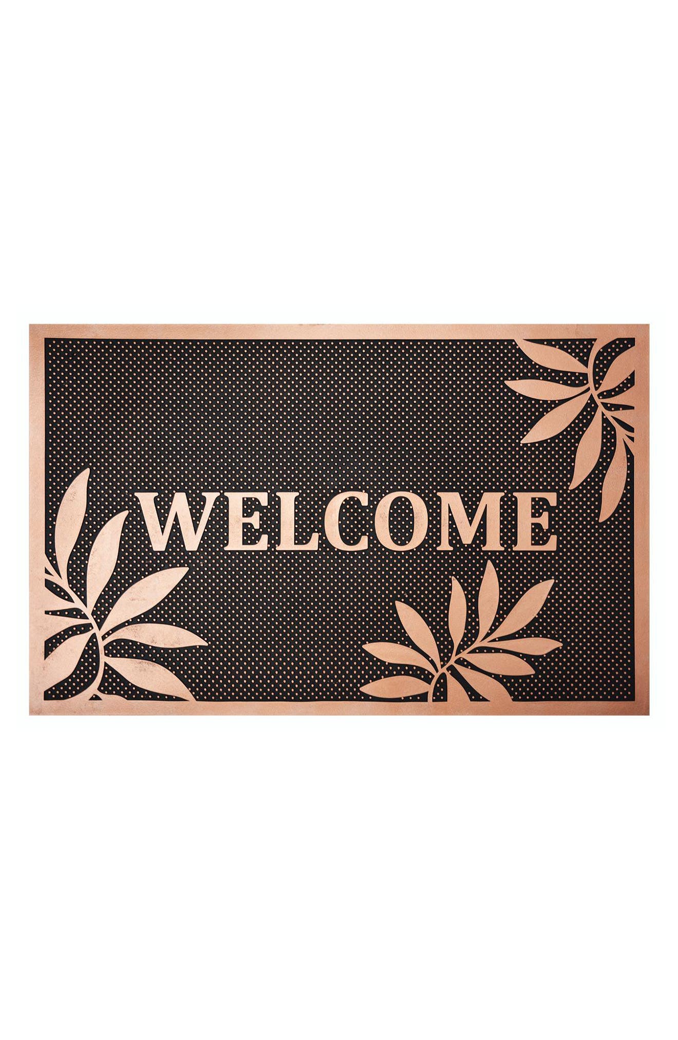 J AND V TEXTILES Welcome Outdoor Mat