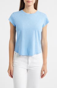 Bella Dahl Cotton Blend Slub Baby Tee