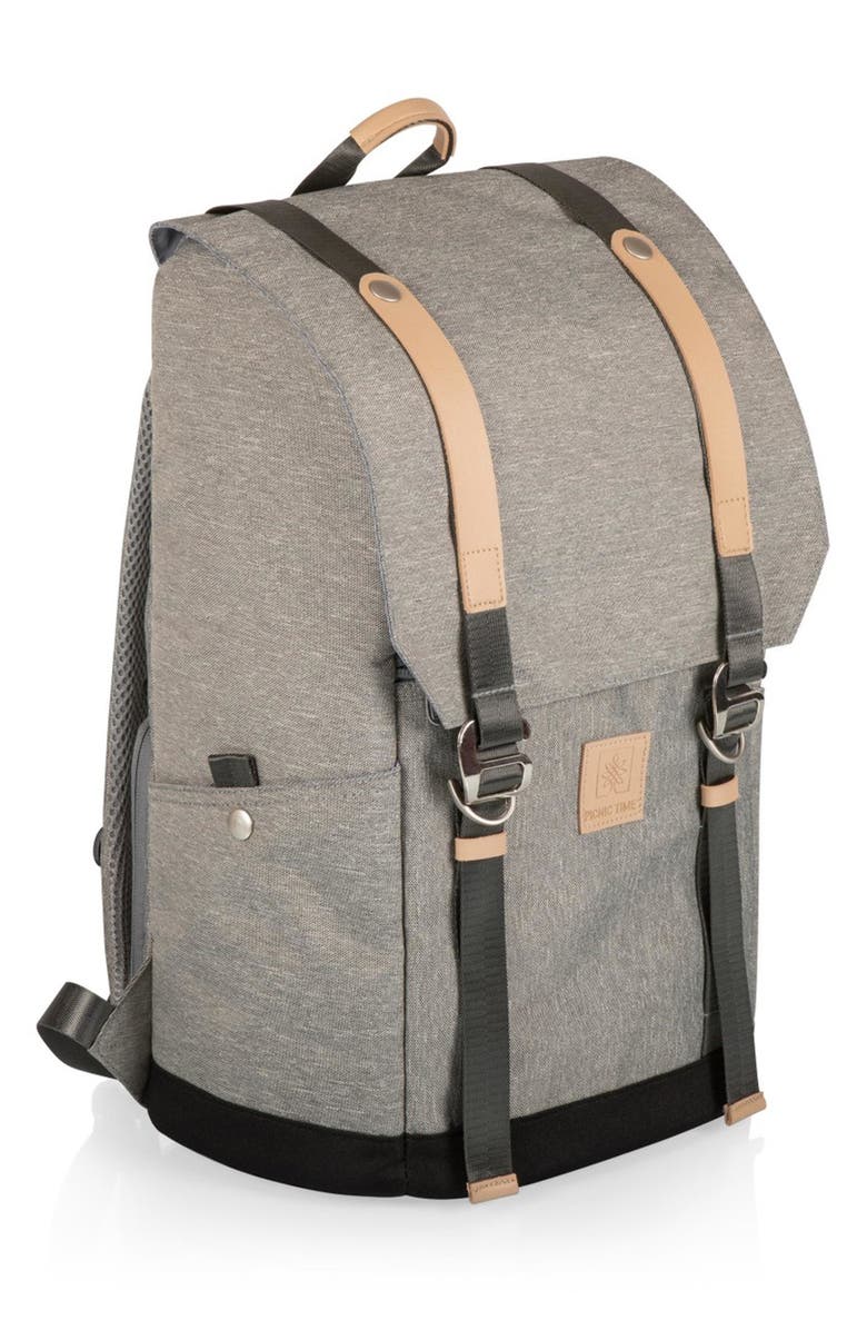Picnic Time PT-Frontier Picnic Backpack, Alternate, color, Heathered Grey