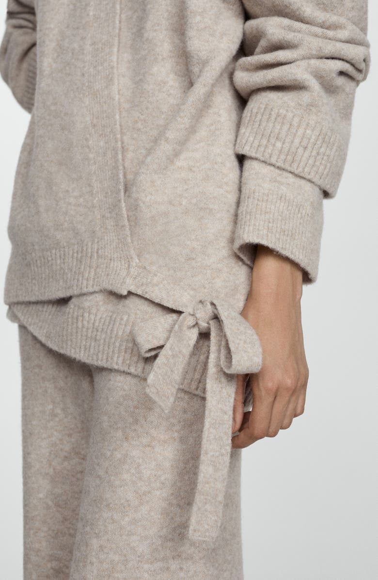 MANGO Oversize Wrap Cardigan, Alternate, color,