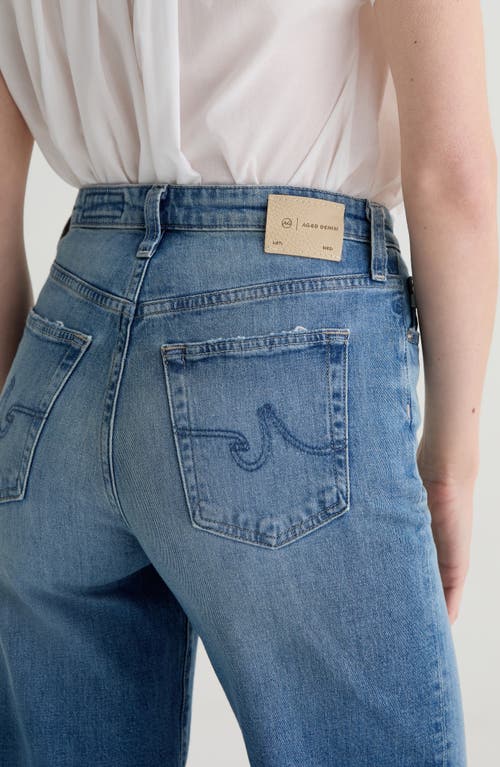 Ag Kora High Waist Wide Leg Jeans In Blue