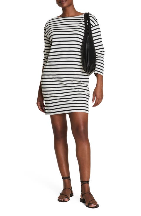Cool Cotton Boatneck Dress (Plus)