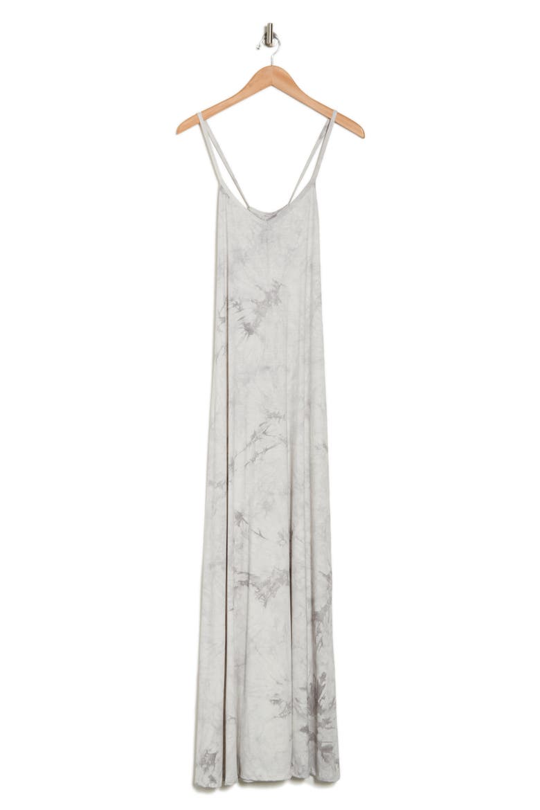 Tie Dye Maxi Tank Dress, Alternate, color, SILVER SPLOTCH TIE DYE