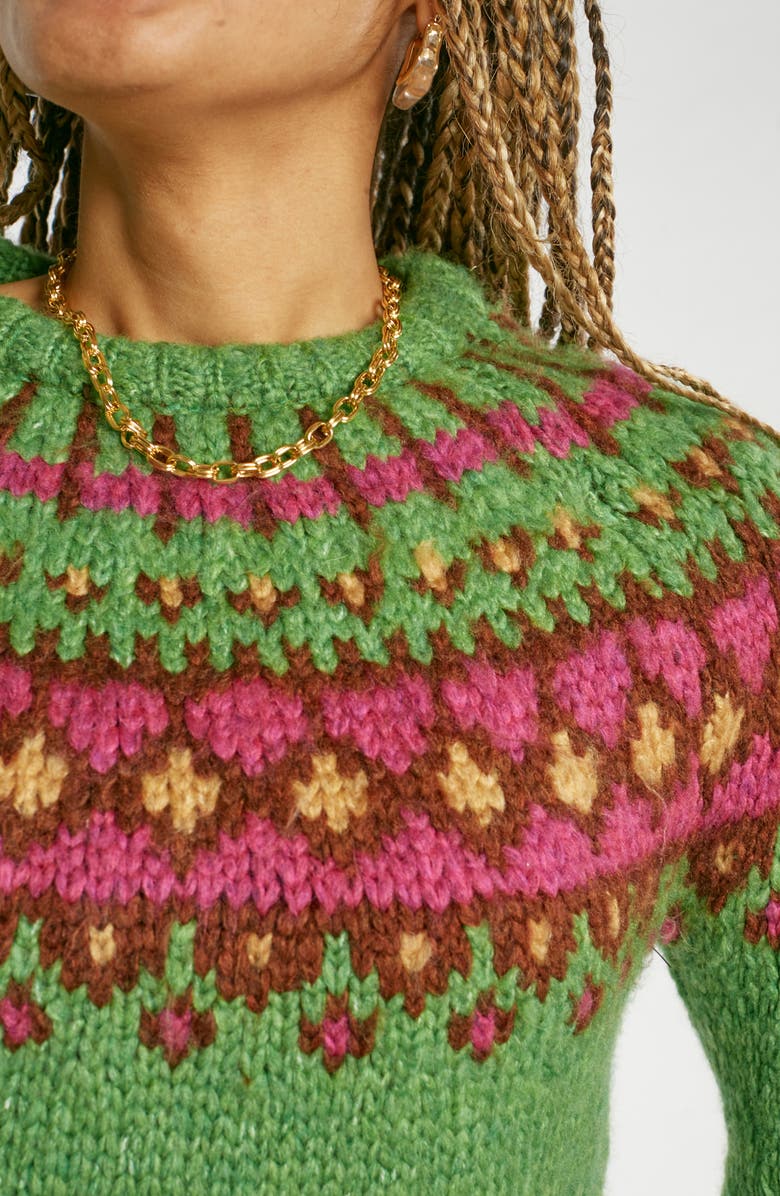 BDG Urban Outfitters Fair Isle Chunky Sweater, Alternate, color, 