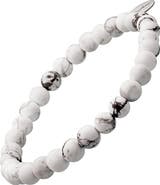 Jan Leslie 4mm Sterling Silver Lava Shape Bead Bracelet