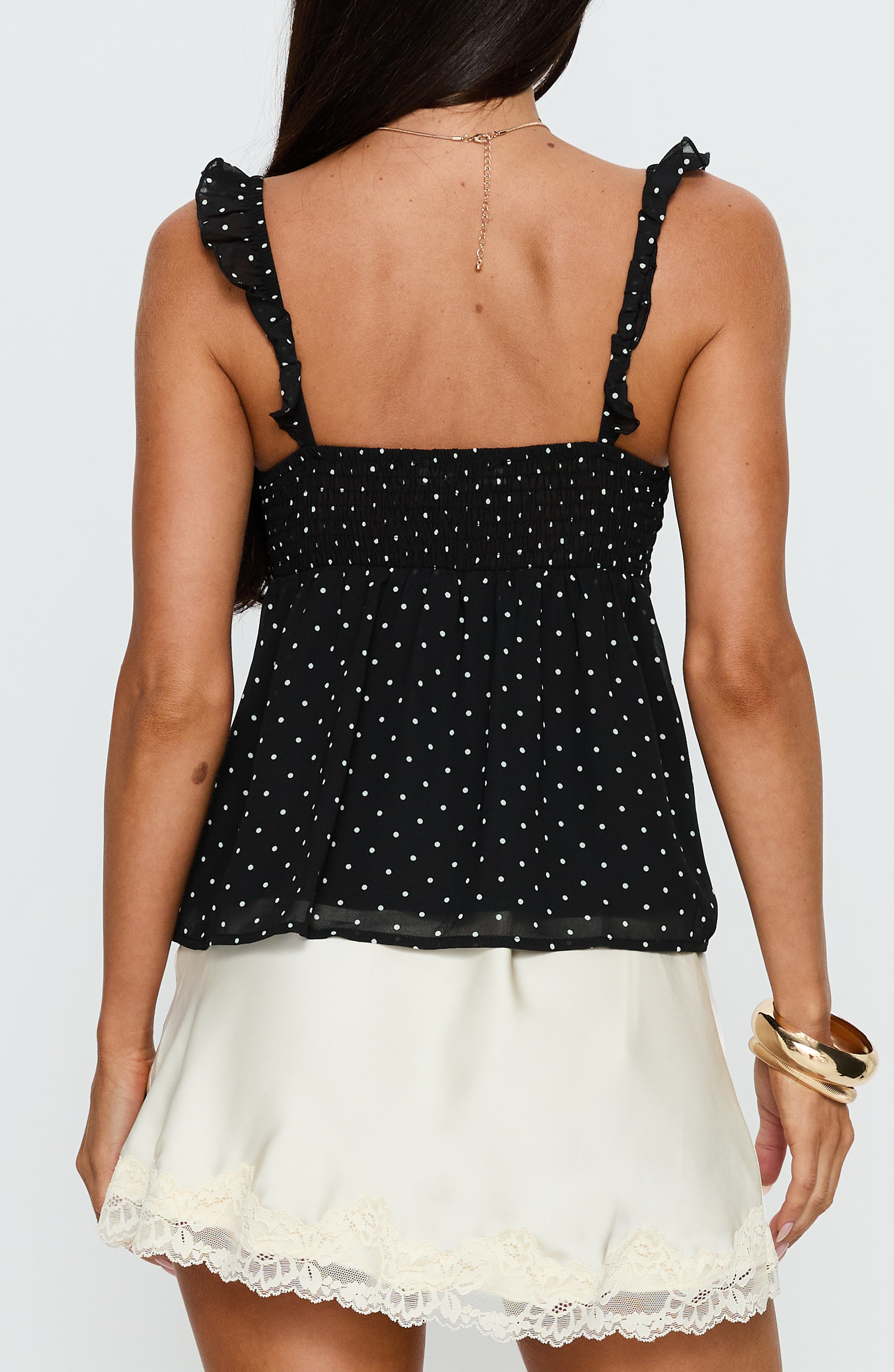 selected BLACK POLKA