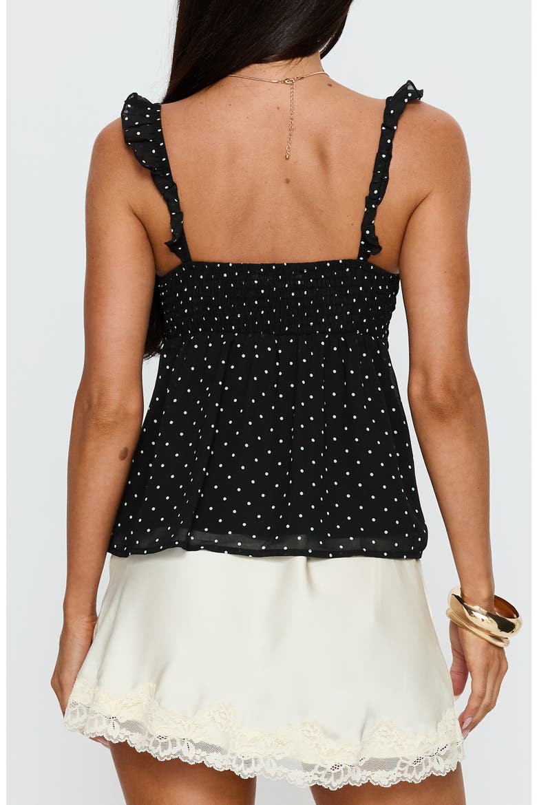 Madaleine Camisole, Main, color, BLACK POLKA