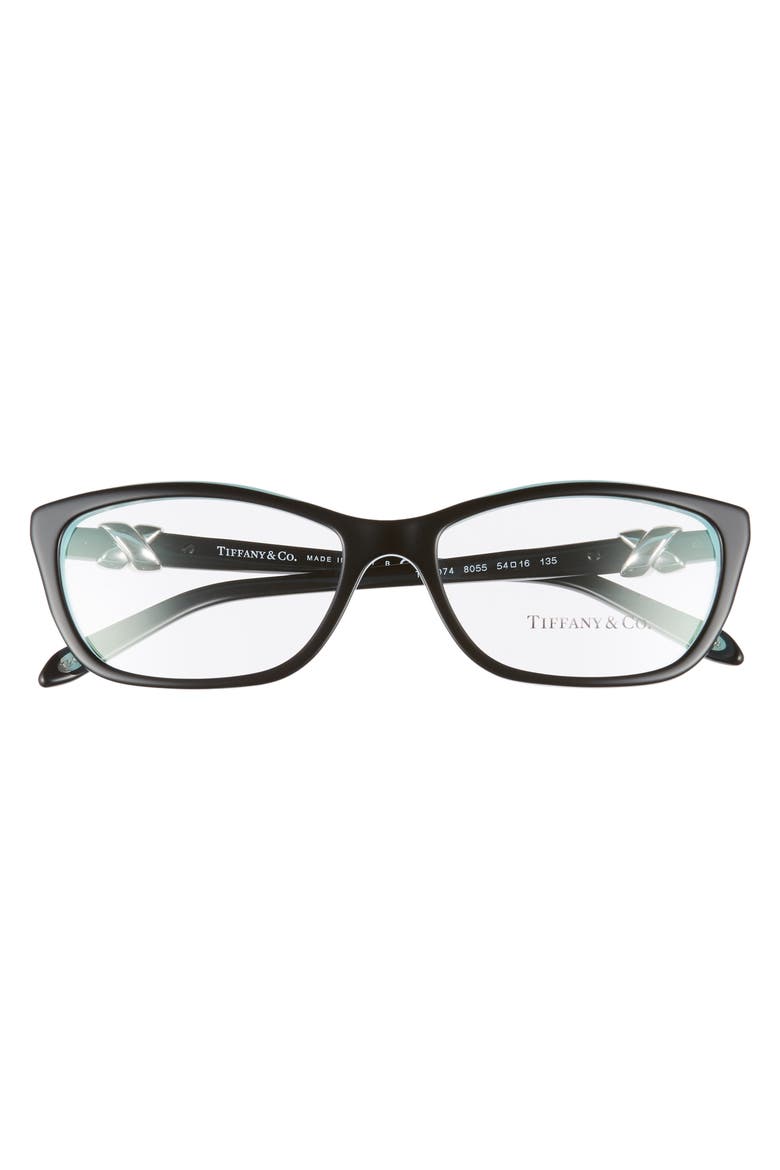 54mm Cat Eye Optical Glasses, Alternate, color, TOP BLACK/ BLUE