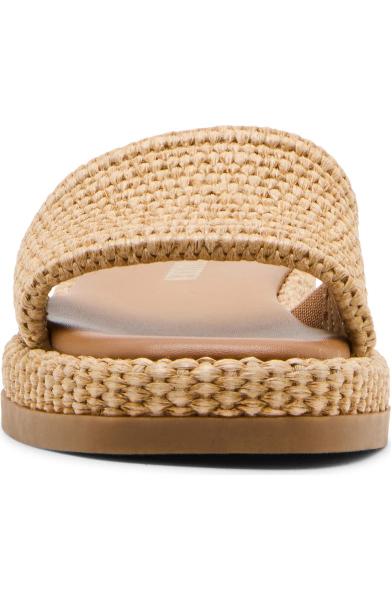 Steve Madden Boardwalk Slide Sandal, Alternate, color, Natural Raffia