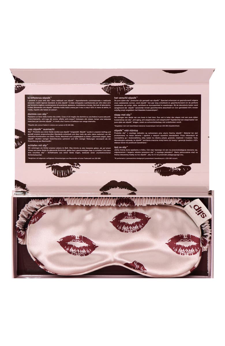 slip Berry Kiss Pure Silk Sleep Mask, Alternate, color, 