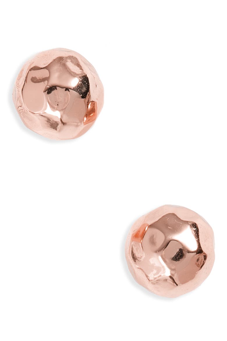 Leucadia Stud Earrings, Main, color, ROSE GOLD