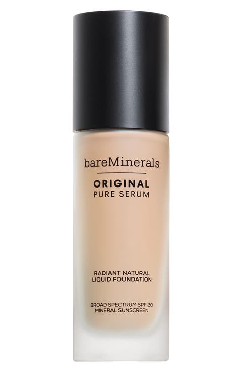 Original Pure Serum Radiant Natural Liquid Foundation Mineral SPF 20