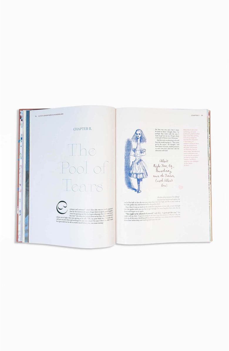 Bond & Grace Alice in Wonderland Art Novel Collector's Edition, Alternate, color, Pink