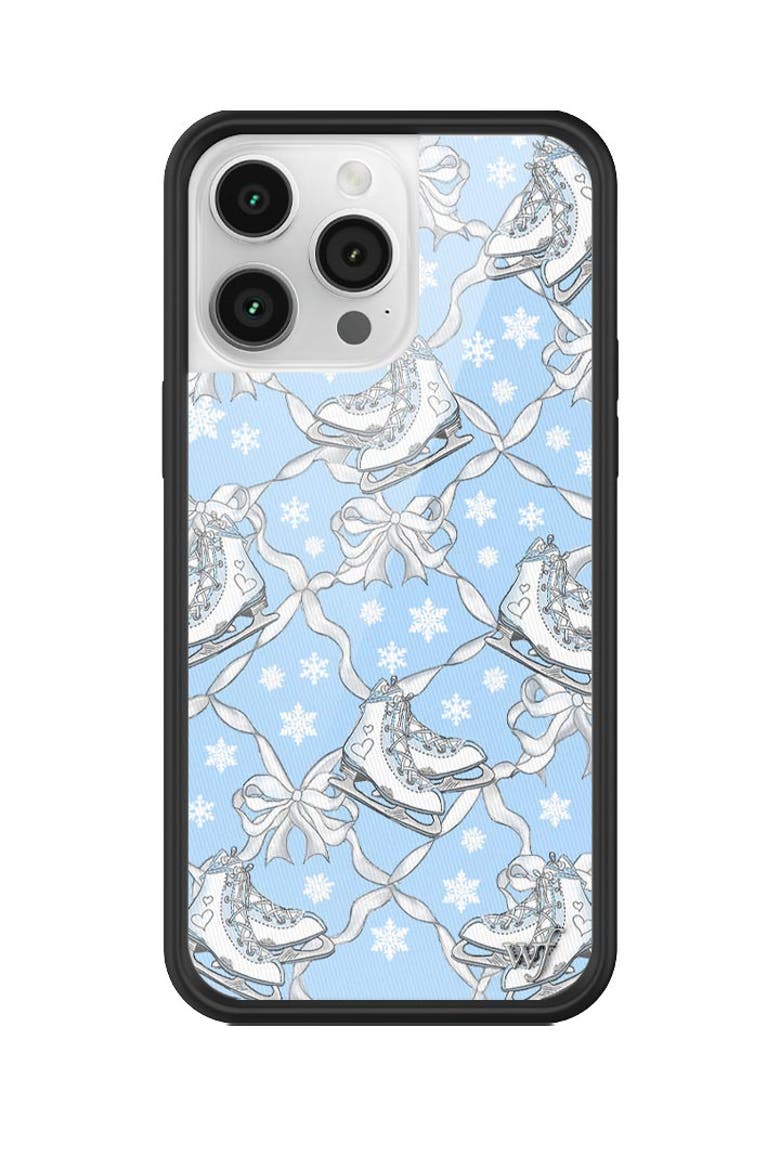 Skates iPhone Case, Alternate, color, Blue