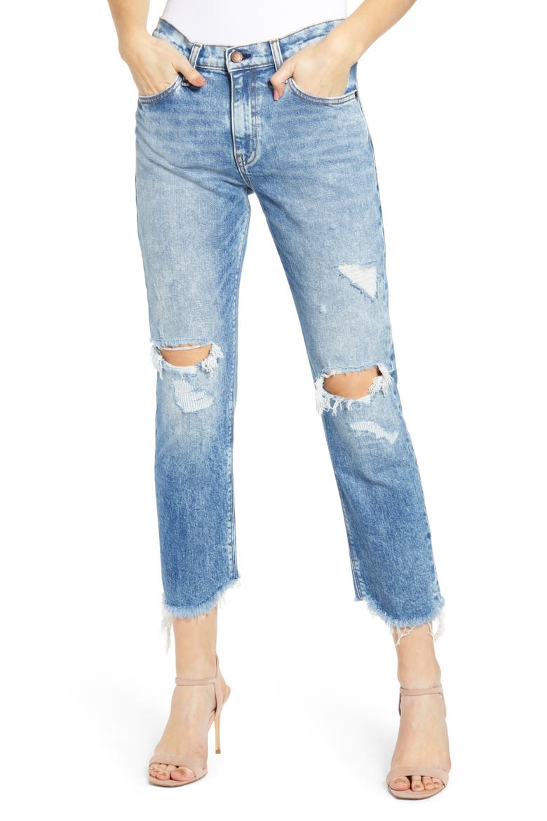Jessi Ripped Ankle Boyfriend Jeans, Main, color, ITS OVER