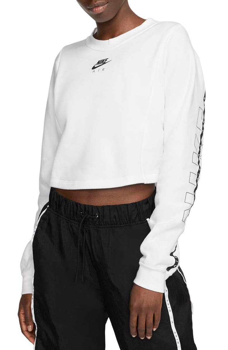 Nike Sportswear Air Crop Crewneck Pullover, Main, color,