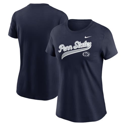 Nike Navy Penn State Nittany Lions Local Script T-shirt
