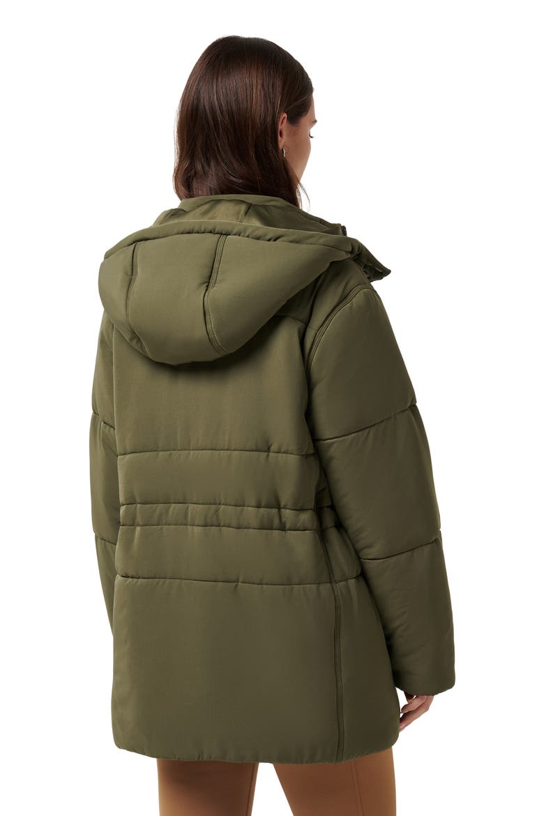 Mont Blanc Quilted Hooded Puffer Jacket, Alternate, color, GRAPE LEAF