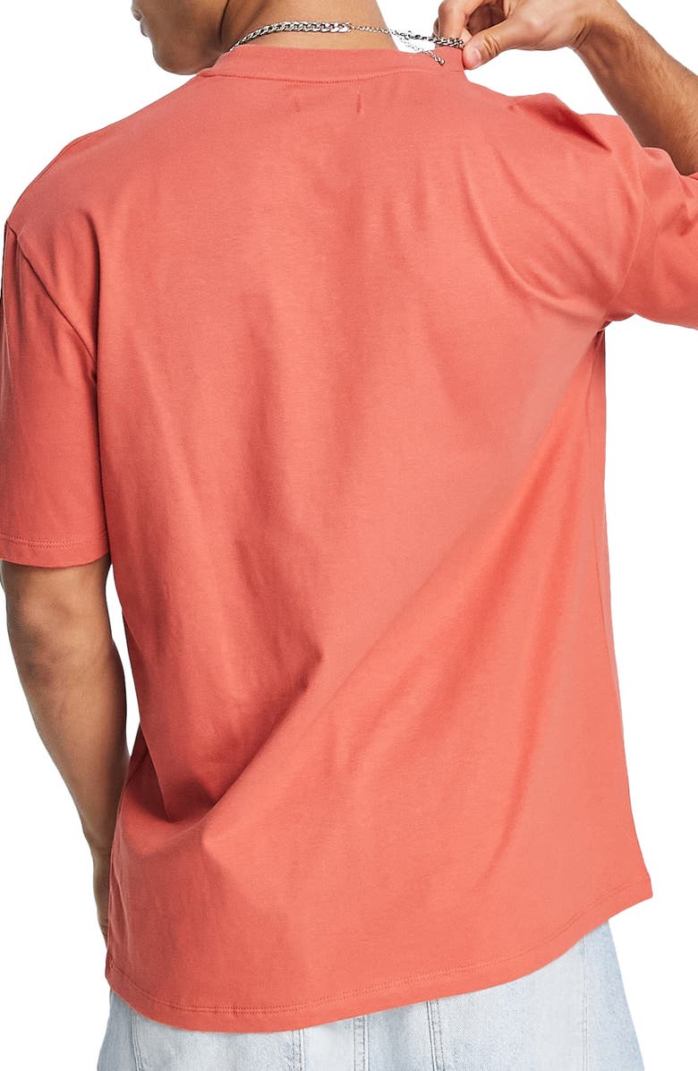 Topman Oversize Solid Cotton T-Shirt, Alternate, color,