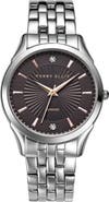 Perry Ellis Ultra Slim Diamond Bracelet Watch, 40mm