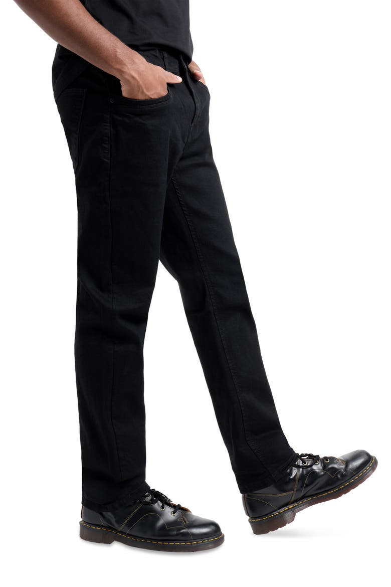 Supersoft Relaxed Slim Fit Skinny Jeans, Alternate, color, JET BLACK