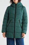 Bernardo Hooded Water Resistant Puffer Jacket