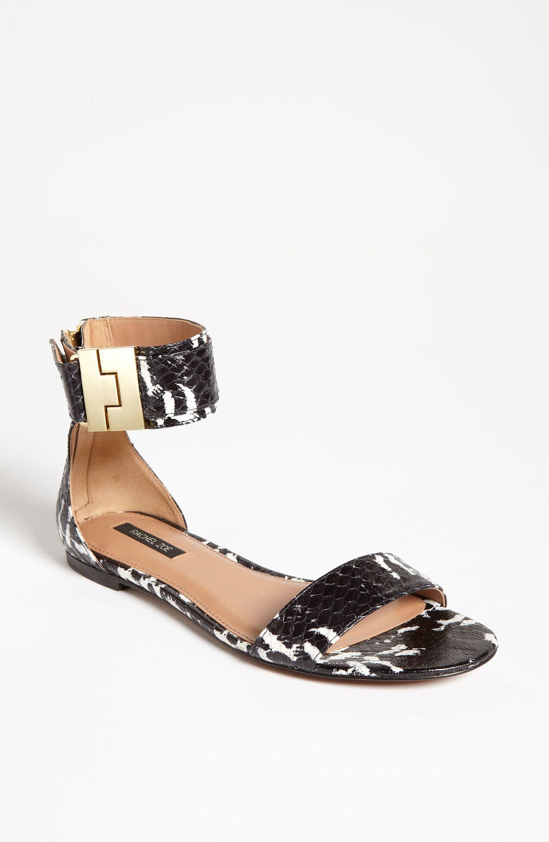 Rachel Zoe 'Gladys' Flat Sandal, Main, color, 