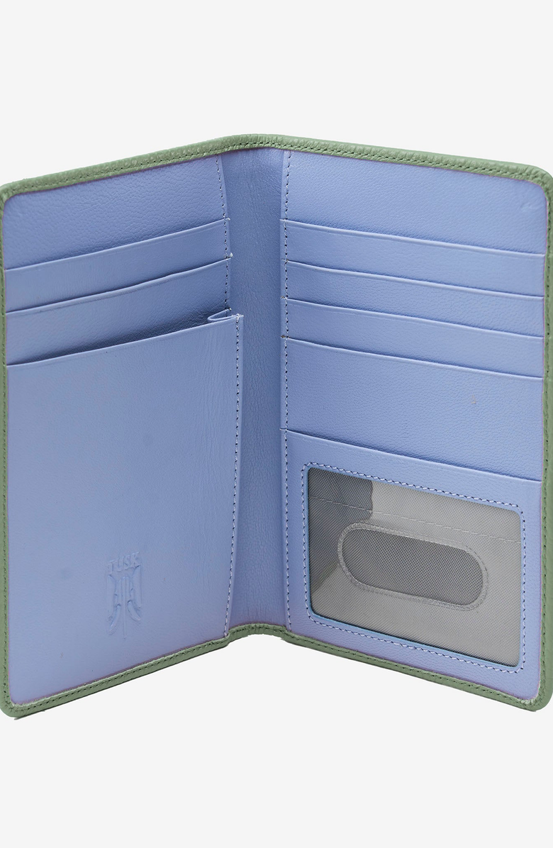 Tusk Ascot Passport Wallet, Alternate, color, Sage