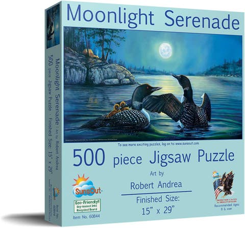 Moonlight Serenade 500 piece Jigsaw Puzzle for Adults