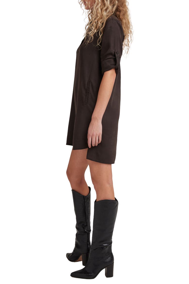 A-Line Shirtdress, Alternate, color, QUARTZ BROWN