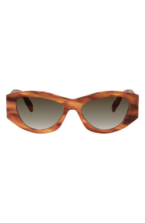 Triomphe 55mm Rectangular Sunglasses