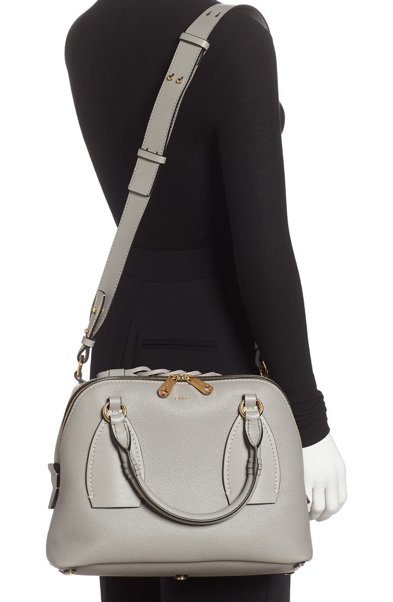 Chloé Medium Daria Leather Day Bag, Alternate, color,